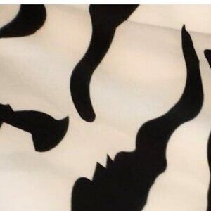 Black & White Zebra Animal Print Stretch Fabric 60" Wide Polyester/Spandex Sewin